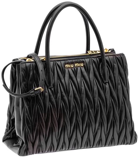 miu miu matelassé nappa tote vs prada gaufré bag|is Prada better than miu.